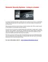 Domestic Security Systems - Living in a bunker