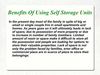 Benefits Of Using Self Storage Units