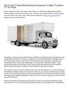 Get A Hold Of Ideal Boise Moving Companies To Make The Move To The Place