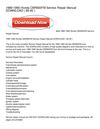 1989-1990 Honda CBR600FM Service Repair Manual DOWNLOAD