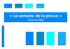 La semaine de la presse au collège Port Lympia - mars 2012