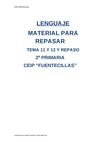 LENGUAJE MATERIAL PARA REPASO