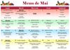 Menus du mois de Mai 2013