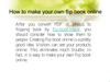 How to make your own flip book online