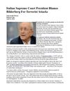 Italian Supreme Court President Blames Bilderberg For Terrorist Attacks