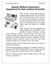 Quality Medical Laboratory Equipment for Sale at Block Scientific