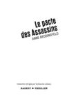 Le pacte des Assassins d'Anne Beddingfeld (Rageot Thriller)