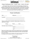 Intimus VZ 14.00 Industrial Shredder (Level 5) Certification Form