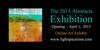 Abstracts 2013 Online Art Exhibition - Event Postcard