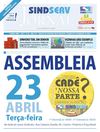 SINDSERV Jornal #89 - ABR 2013 - Assembleia Campanha Salarial