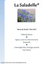Menus de la Saladelle mai 2013