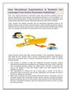 How Educational Organizations & Students Can Leverage From Online Document Publishing?