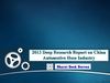 2013 Deep Research Report on China Automotive Hose Industry