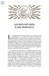 Les Nations unies à San Francisco