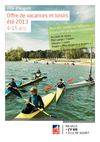 Offre de vacances et loisirs municipaux - été 2013 à Angers
