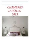 chambres d'hôtes et meublés 2013