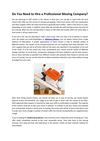 Do You Need to Hire a Professional Moving Company?