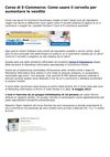 Aumentare le vendite: Corso E-Commerce Avanzato Rimini 8 Maggio 2013