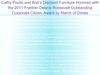 Cathy Poulin and Bob’s Discount Furniture Honored with the 2011 Franklin Delano Roosevelt Outstanding Corporate...