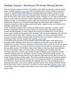Godaddy Coupons - Get Discount On Domain Booking Service!