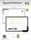 BEST-RITE Magne-Rite Magnetic Dry Erase Board, 72 x 48, White, Silver Frame Spec Sheet