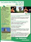 Lettre de l'office - Mai 2013- N°62