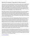 What Are The Important Things About All Risks Insurance_