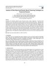 Analysis of Mass Based and Density Based Clustering Techniques on Numerical Datasets