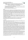 Water Quality Assessment of the Bontanga Reservoir.