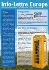 Lettre Information Europe CIED Auch Gascogne