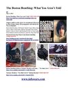 The Boston Bombing: What You Aren’t Told