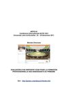 Intervention colloque international - EUTIC 2011 - Evaluation de dispositifs hybrides 