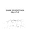 Diamond Engagement Rings Melbourne