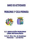 PROBLEMAS TALLER PRIMER CICLO PRIMARIA. CATALOGADOS Y SEPARADOS POR TIPOS.