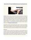 Tips On How To Choose Reliable Document Scanning Services
