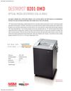 Destroyit 0201 OMD Optical Media Destroyer Spec Sheet
