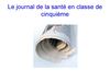 Le journal de la santé