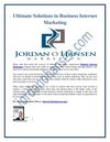 Ultimate Solutions in Business Internet Marketing