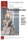 VENTE COURANTE DU JEUDI 16 MAI 2013 16-05-2013 