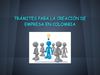TRÁMITES PARA CREAR EMPRESA 