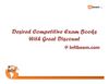 Get Your Desired Competitive Exam Books With Great Discount
