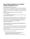 How to Buy Foreclosures | Los Angeles County, Commerce CA, US