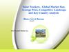 Solar Trackers - Global Market Size, Average Price, Competitive Landscape and Key Country Analysis to 2020