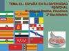 TEMA 23.- ESPAÑA EN SU DIVERSIDAD REGIONAL