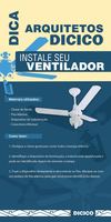 Instale seu ventilador