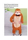 【Sloth Onesie Adult Animal Onesies Animal Costumes Kigurumi Pajamas】