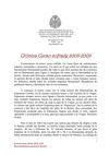Cronica del curso cofrade 2008-2009