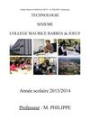 Technologie JOEUF Sixième