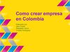 como crear empresa en colombia