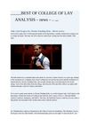 BEST OF COLLEGE OF LAY ANALYSIS – news psy Cannes – ( fr – angl )
